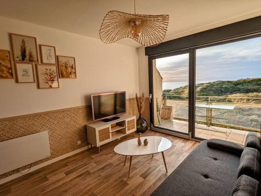 Duplex Au Calme Avec Vue Sur Les Dunes Et La Mer Ambleteuse Eksteriør billede